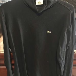 Black Lacoste turtleneck size 6